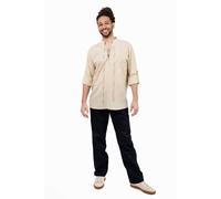 Chemise médiévale col mao lacet Avalon L - (40-42)
