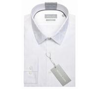 Chemise Michael Kors Mk Jacquard Slim Fit Blanc 40