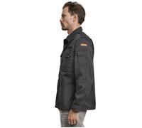 Chemise militaire - BRANDIT - BW noir - 80% Polyester - Manches longues - Confortable S