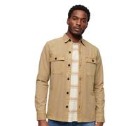 Chemise militaire manches longues Superdry Marron L