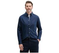 Chemise ML logo coton lin - Tommy Hilfiger. XXL