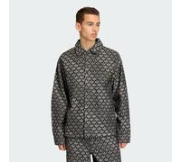 Adidas Originals Denim Monogram Long Sleeve Shirt Noir 2XL Homme