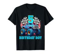 Chemise Monster Truck It's My 5th Birthday pour garçon famille T-Shirt