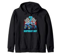 Chemise Monster Truck It's My 7th Birthday pour garçon famille Sweat à Capuche