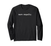 Chemise « More Empathy », « Empathie » égale la Force, Sauvez la démocratie Manche Longue