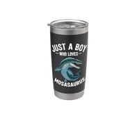 Chemise Mosasaurus pour garçons qui aiment Mosasaurus Gobelet isotherme en acier inoxydable double paroi