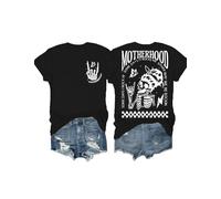 Chemise Motherhood Sometimes I Rock It Shirt Motherhood Sometimes I Rock It Sometimes It Rocks Me Chemise pour femme, Noir , M