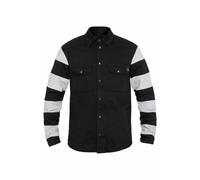 John Doe Motoshirt Prison, chemise/veste textile M Noir/Blanc Noir/Blanc