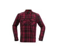 Richa Forest Chemise de moto, Rouge/Noir, Taille S