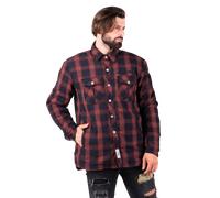West Coast Choppers Austin Long Sleeve Shirt Rouge,Noir L Homme