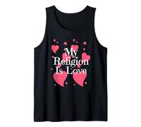 Chemise « My Religion is Love » - Chemise Positive pour Enfants et Adultes Débardeur