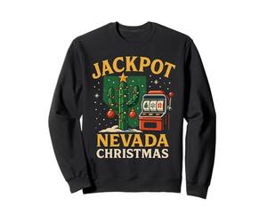 Chemise Nevada Jackpot NV Christmas Slot Cactus Lights Sweatshirt