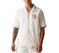Chemise - NEW ERA - New York Yankees - 100% coton - Manches courtes - Beige XL