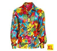 Chemise - NO NAME - Hippie à fleurs - 60'-70' - Multicolore - Adulte XL
