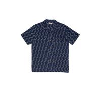 Chemise Nudie Jeans Arvid Ikat Bleu L