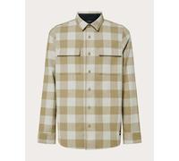 Chemise Oakley Bear Cozy manches longues beige blanc - M