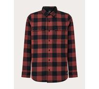 Chemise Oakley Bear Cozy manches longues noir rouge - XL