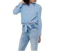 Chemise Only Lecey Bleu pour Femme - Manches longues - Col chemise M