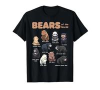 Chemise Ours Animaux du Monde Amoureux des Ours Gardien de Zookeeper T-Shirt Graphique avec Valeur