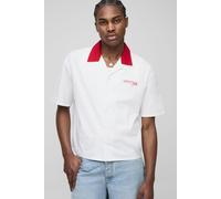 Chemise oversize à imprimé Monte-Carlo homme - rouge - M, rouge