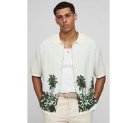 Chemise oversize en maille à imprimé moto homme - pierre - M, pierre
