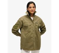 Chemise oversize militaire fantaisie femme Superdry Vert M