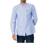 Lyle & Scott Plain Oxford Long Sleeve Shirt Bleu XL Homme
