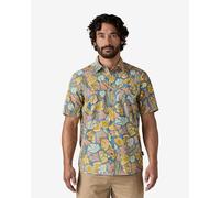 Chemise Patagonia Go To manches courtes jaune bleu - L