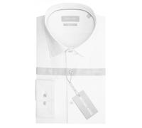 Chemise performance slim Michael Kors Stretch Blanc 40