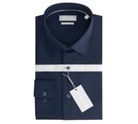 Chemise performance slim Michael Kors Stretch Bleu 43