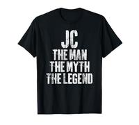 Chemise personnalisée Jc The Man The Myth The Legend T-Shirt