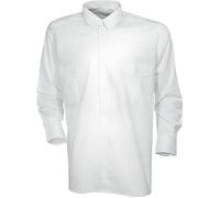 Chemise Pilote - CITY GUARD - Blanc - Col renforcé - 2 poches poitrine - Manches longues 47/48