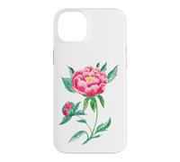 Chemise Pivoine Fleur Belle Pivoine Rose Coque pour iPhone 14 Plus