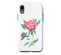 Chemise Pivoine Fleur Belle Pivoine Rose Coque pour iPhone XR
