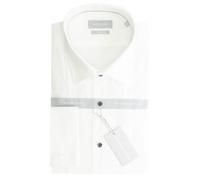 Chemise plissÃ©e coupe slim Michael Kors Tux Blanc 38