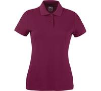 Chemise polaire Fruit Of The Loom Damen 65/35, Kurzarm BC384 (M) (Burgunder)
