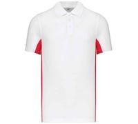 Chemise Polo À Manches Courtes En Polycoton Piqué De Couleur Contrastée Kariban