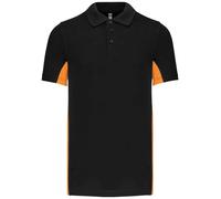 Chemise Polo À Manches Courtes En Polycoton Piqué De Couleur Contrastée Kariban