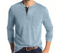 Chemise polo à manches longues légère pour hommes, col zippé, couleurs contrastées, style décontracté sport. Peut être portée seule ou en couche, pour un port quotidien facile L,M,S,XL,XXLÉtoffe