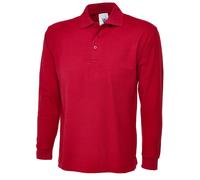 Uneek clothing - Polo - Manches Longues - Homme Rouge rouge XXXL