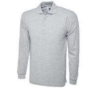 Chemise Polo À Manches Longues Pour Hommes Uneek Casual De Travail Loisirs Col
