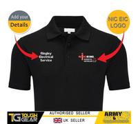 Chemise Polo Personnalisée Brodée NIC EIC Installateur Domestique Avec Nom/Texte