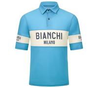 Chemise polo Retro blanc