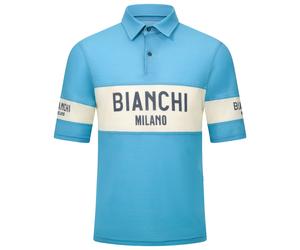 Chemise polo Retro blanc