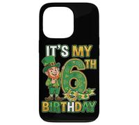 Chemise pour 6ème Anniversaire de la Saint-Patrick pour garçon et Fille Coque pour iPhone 13 Pro