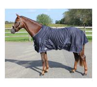 Chemise pour cheval en coton Q-essentials Basic Bleu 130 cm (Longueur totale: 175 cm)
