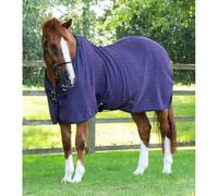 Chemise pour cheval Premier Equine 3D Waffle Cooler Bleu 168 cm