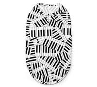 Chemise pour Chien avec Clavier de Piano, Gilet pour Animal de Compagnie, vêtements pour Chat, Costume Veste M