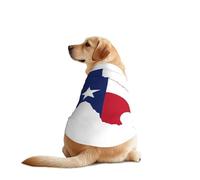 Chemise pour chien avec drapeau de l'État du Texas pour animal de compagnie, gilet doux, respirant, léger et extensible pour chien de taille moyenne