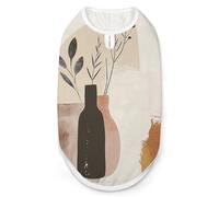 Chemise pour chien beige et marron à séchage rapide - T-shirt respirant pour animal domestique - Doux et extensible - Gilet sans manches - XL